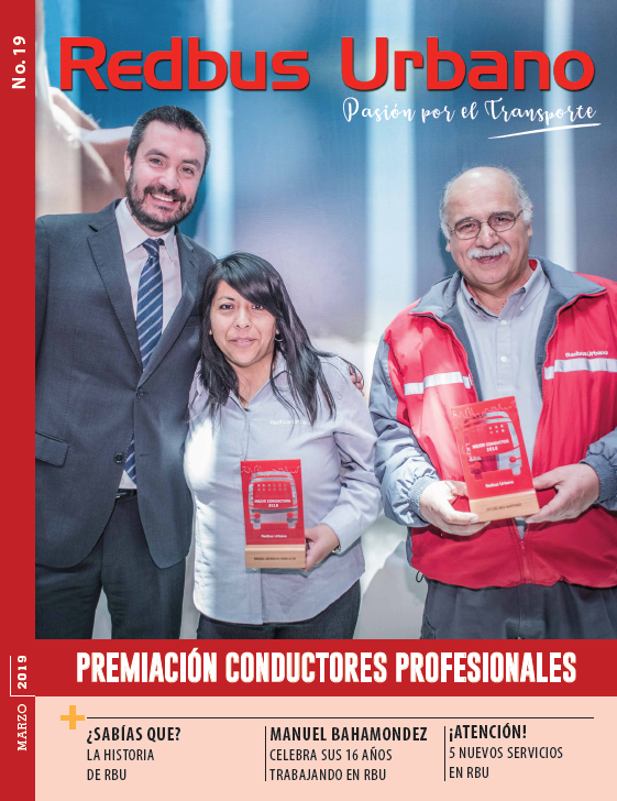 Revista RBU N°19 – Premiación Conductores Profesionales – Marzo 2019